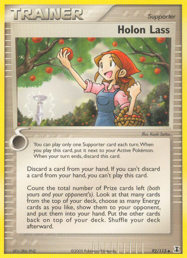Holon Lass (92/113) [EX: Delta Species] | Eastridge Sports Cards & Games