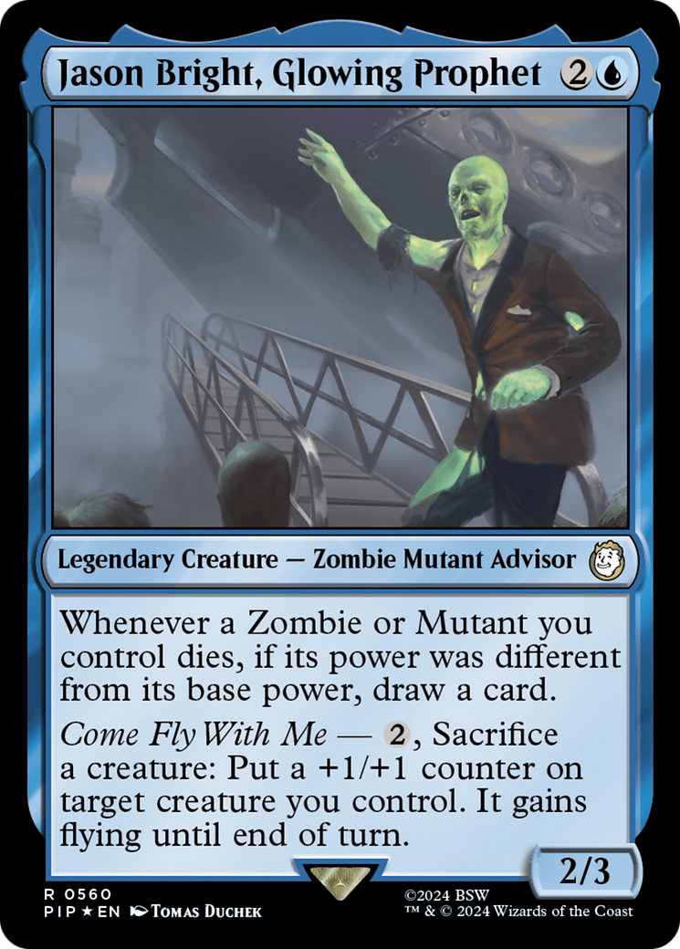 Jason Bright, Glowing Prophet (Surge Foil) [Fallout] | Eastridge Sports Cards & Games