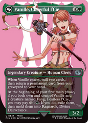 Vanille, Cheerful l'Cie // Ragnarok, Divine Deliverance (Borderless) (Surge Foil) [FINAL FANTASY] | Eastridge Sports Cards & Games