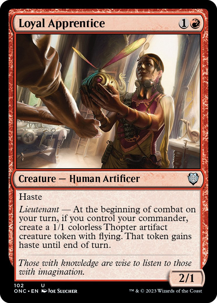 Loyal Apprentice [Phyrexia: All Will Be One Commander] | Eastridge Sports Cards & Games