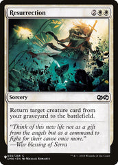 Resurrection [The List] | Eastridge Sports Cards & Games