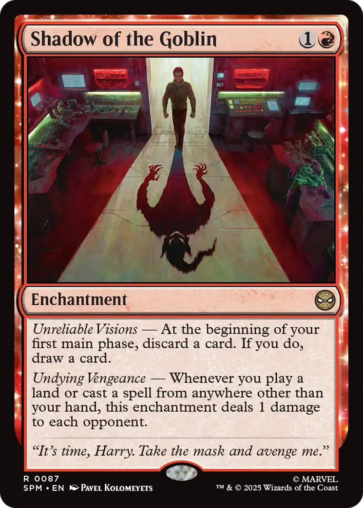 Shadow of the Goblin [Marvel's Spider-Man] | Eastridge Sports Cards & Games