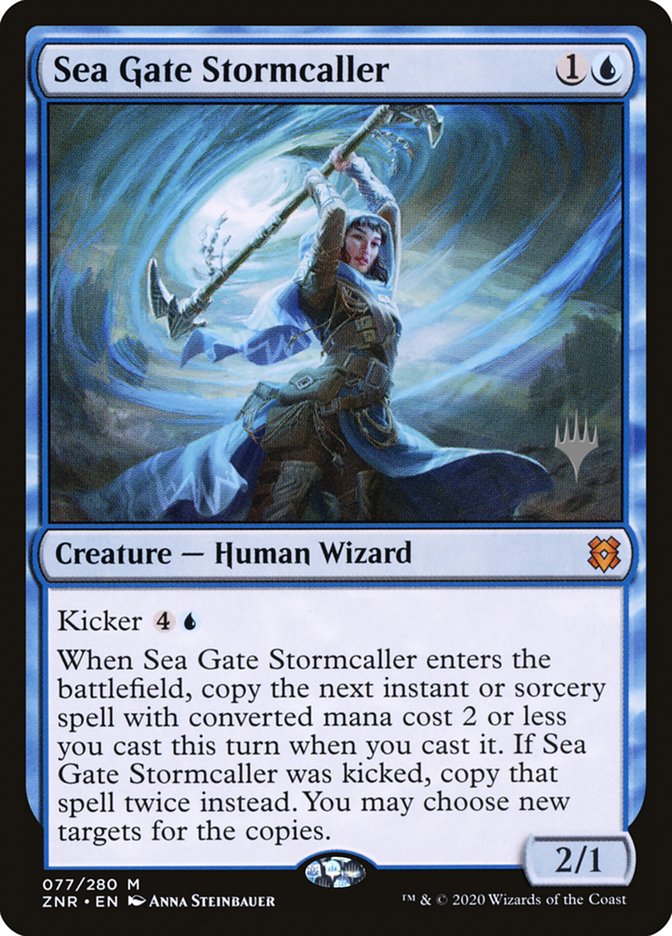 Sea Gate Stormcaller (Promo Pack) [Zendikar Rising Promos] | Eastridge Sports Cards & Games