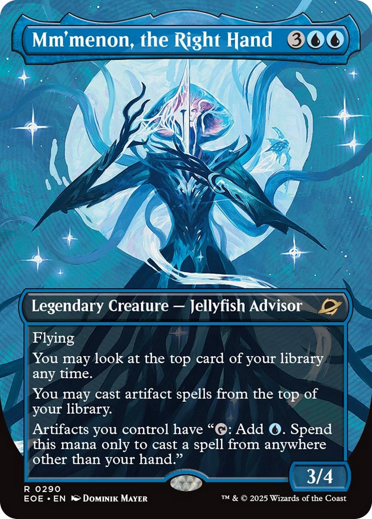 Mm'menon, the Right Hand (Borderless) [Edge of Eternities] | Eastridge Sports Cards & Games