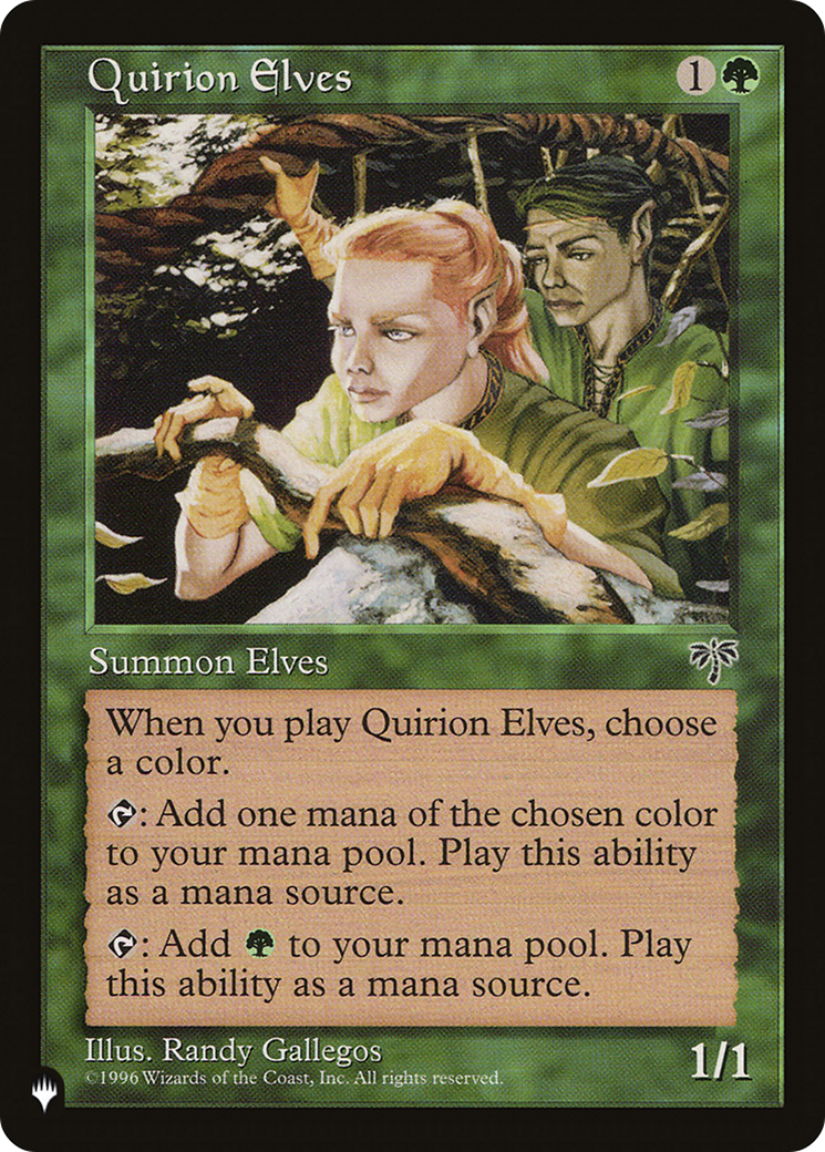 Quirion Elves [The List] | Eastridge Sports Cards & Games