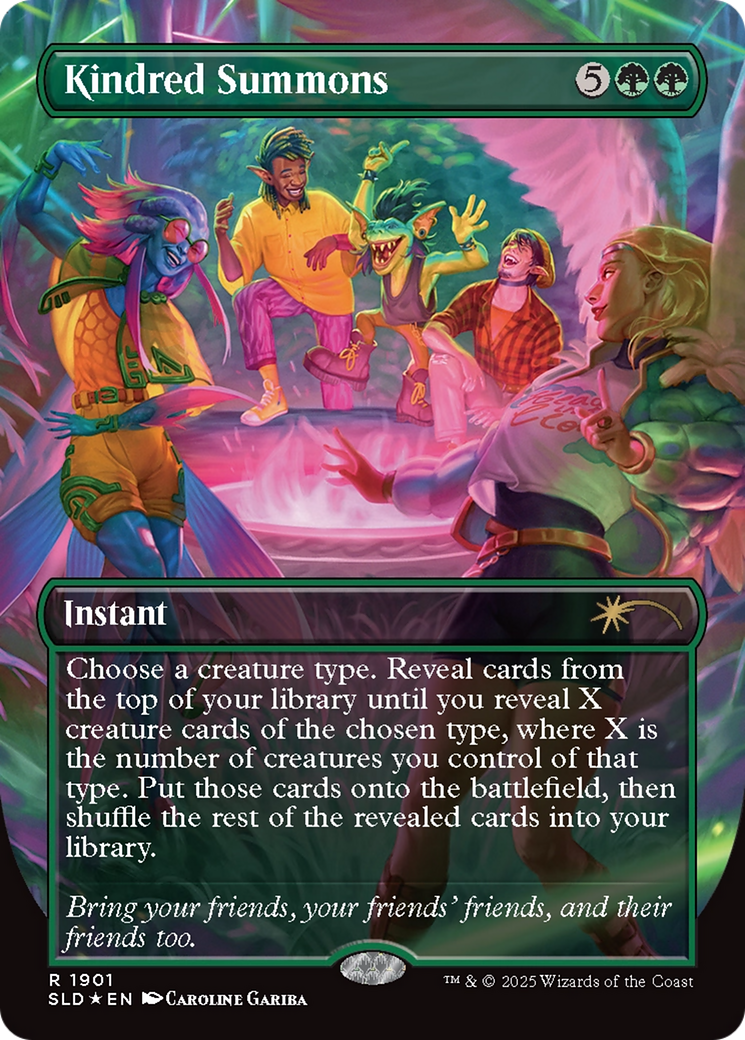 Kindred Summons (Double Rainbow Foil) [Secret Lair Drop Series] | Eastridge Sports Cards & Games