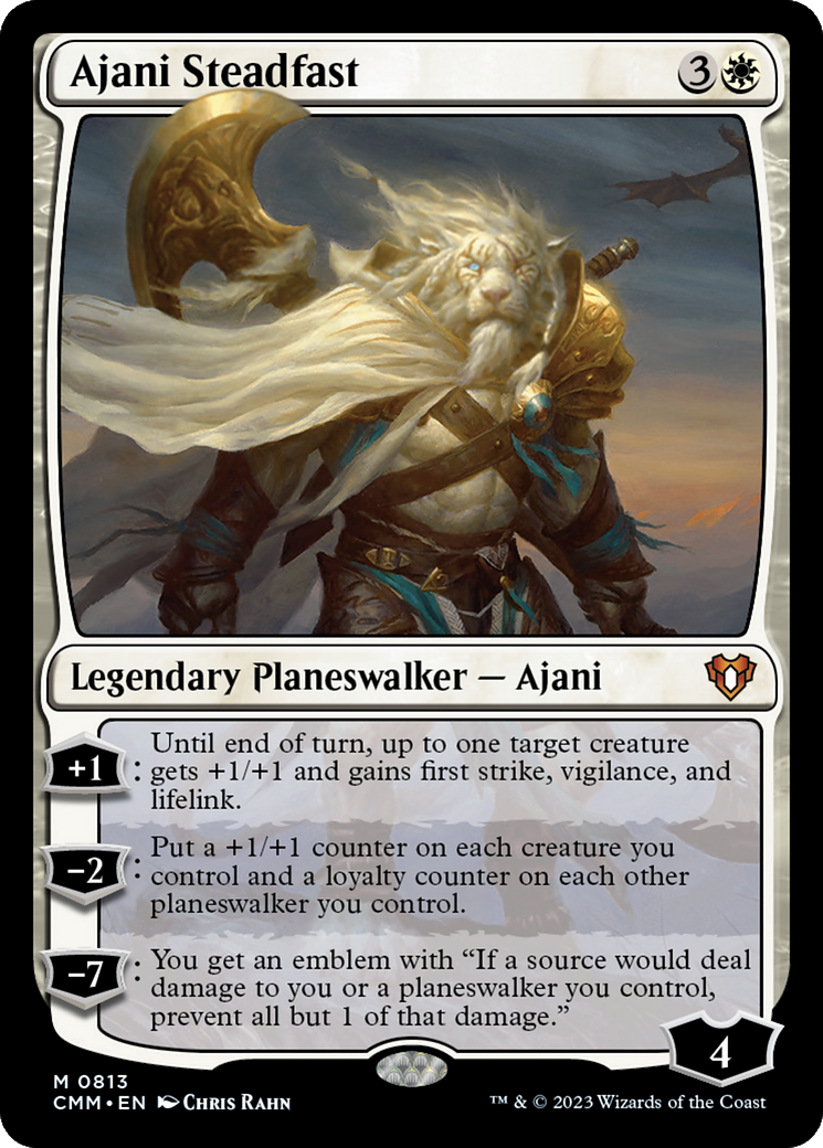 Ajani Steadfast [Commander Masters] | Eastridge Sports Cards & Games