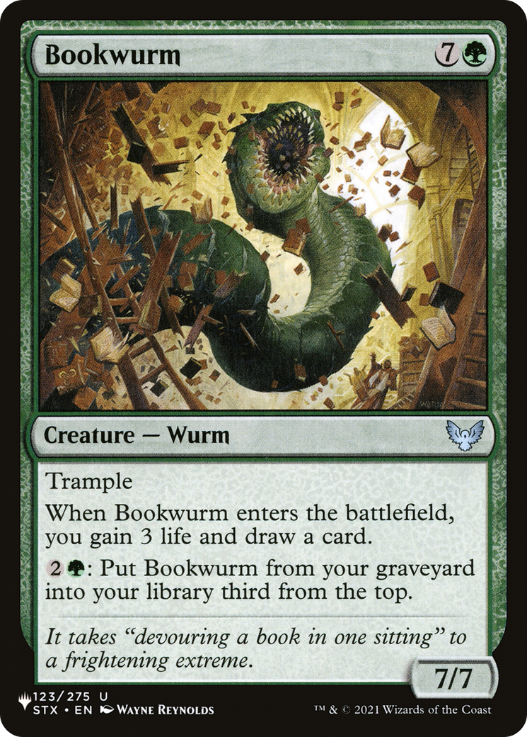 Bookwurm [The List] | Eastridge Sports Cards & Games