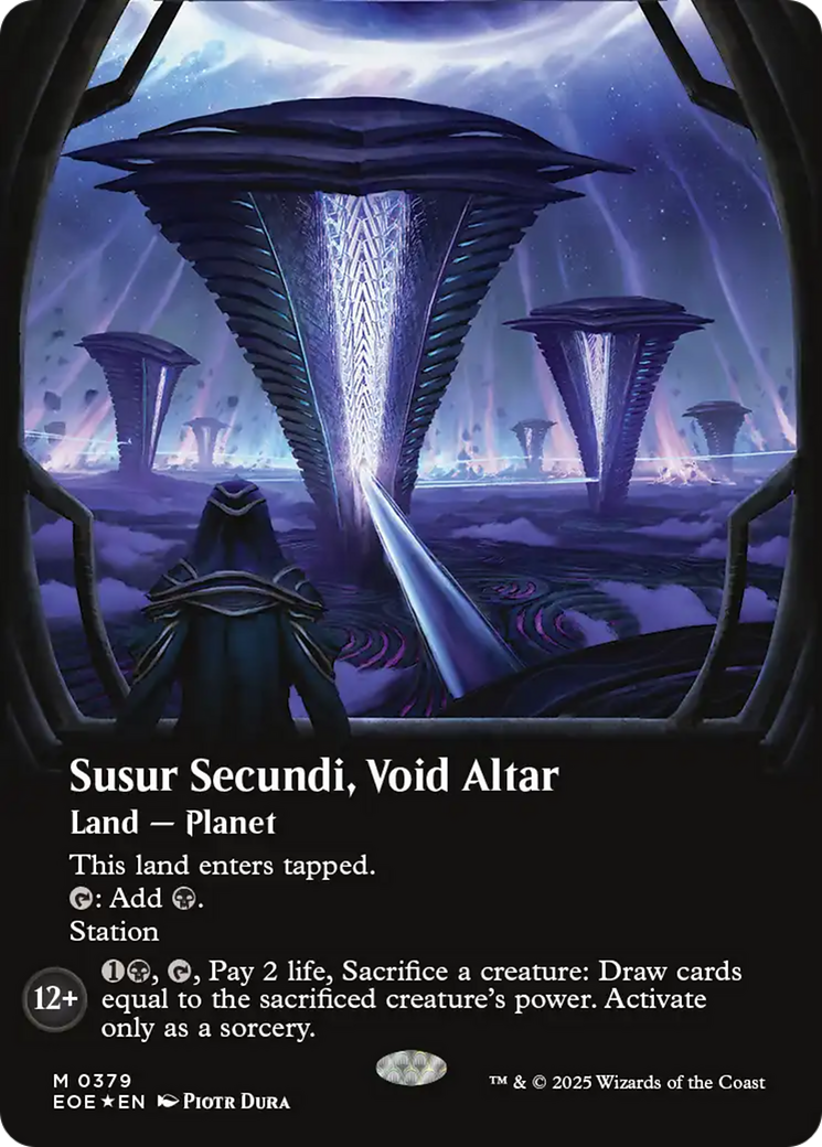 Susur Secundi, Void Altar (Borderless) (Galaxy Foil) [Edge of Eternities] | Eastridge Sports Cards & Games