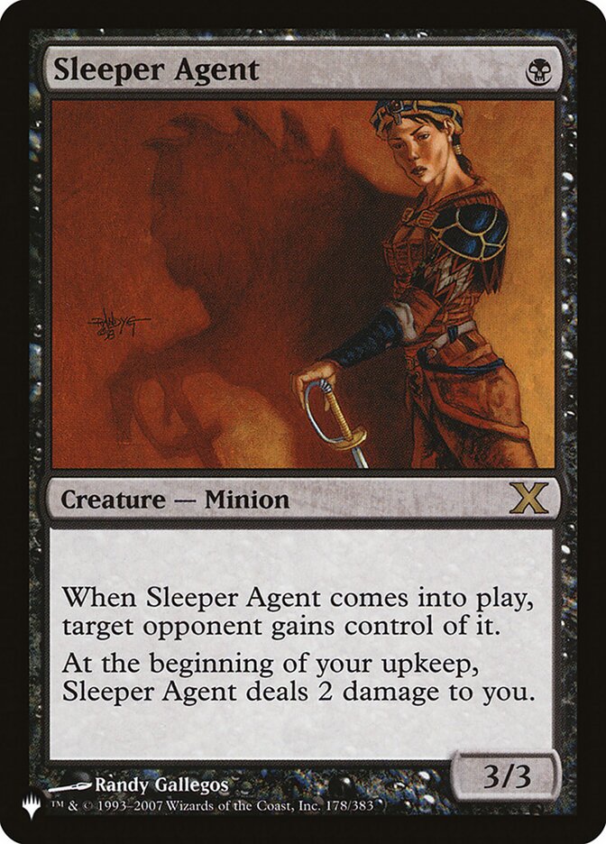 Sleeper Agent [The List] | Eastridge Sports Cards & Games