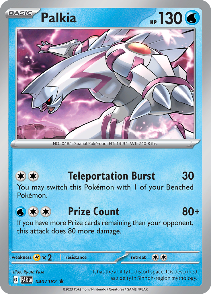 Palkia (040/182) [Scarlet & Violet: Paradox Rift] | Eastridge Sports Cards & Games