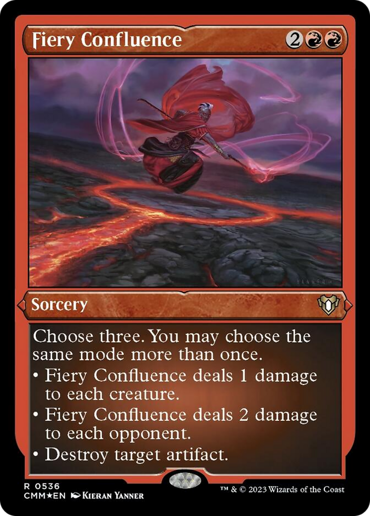 Fiery Confluence (Foil Etched) [Commander Masters] | Eastridge Sports Cards & Games