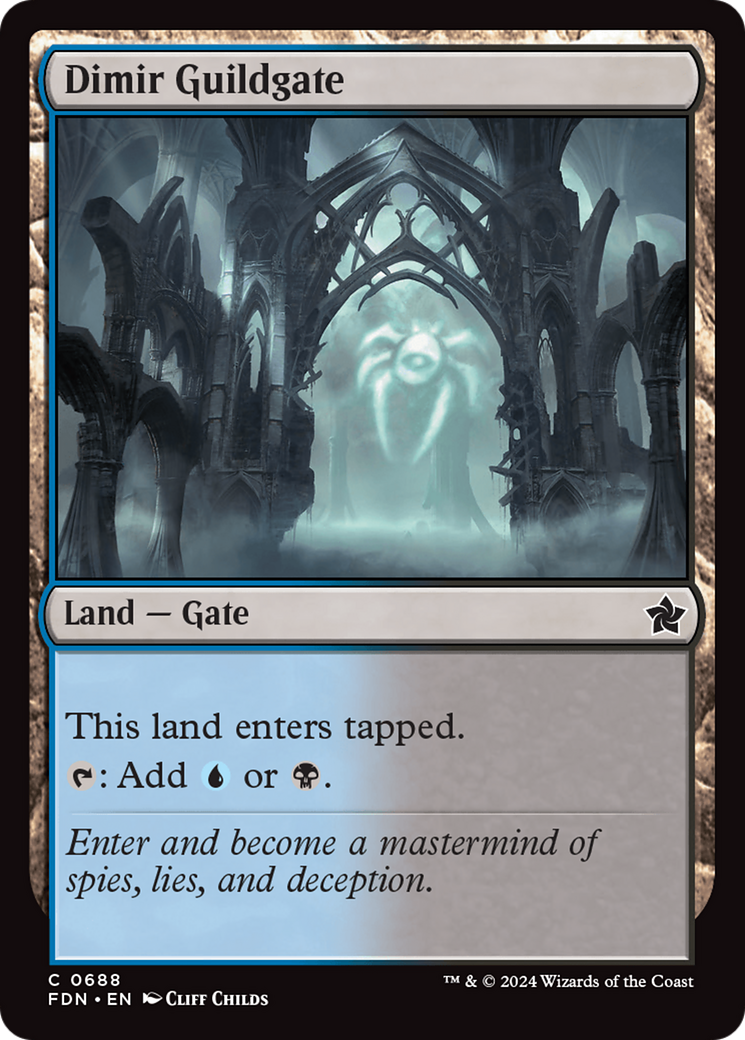 Dimir Guildgate [Foundations] | Eastridge Sports Cards & Games