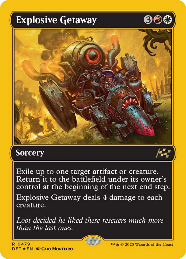 Explosive Getaway (First-Place Foil) [Aetherdrift] | Eastridge Sports Cards & Games