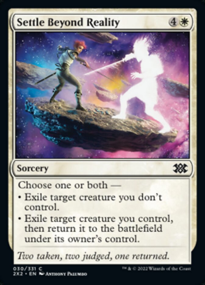Settle Beyond Reality [Double Masters 2022] | Eastridge Sports Cards & Games