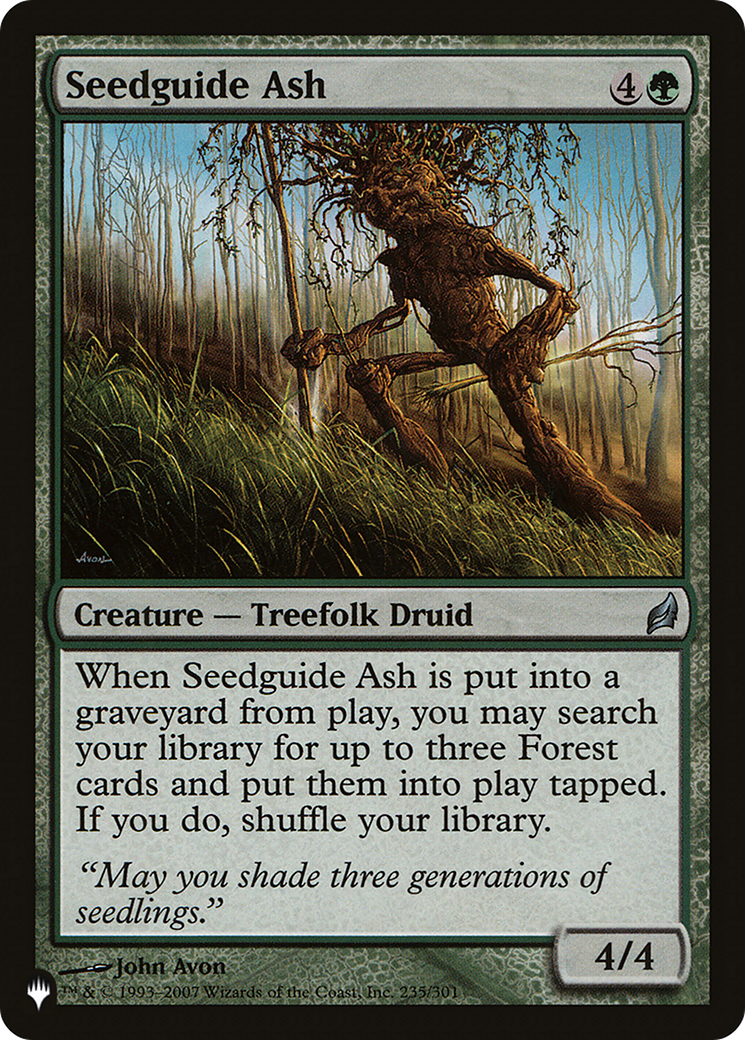 Seedguide Ash [The List] | Eastridge Sports Cards & Games