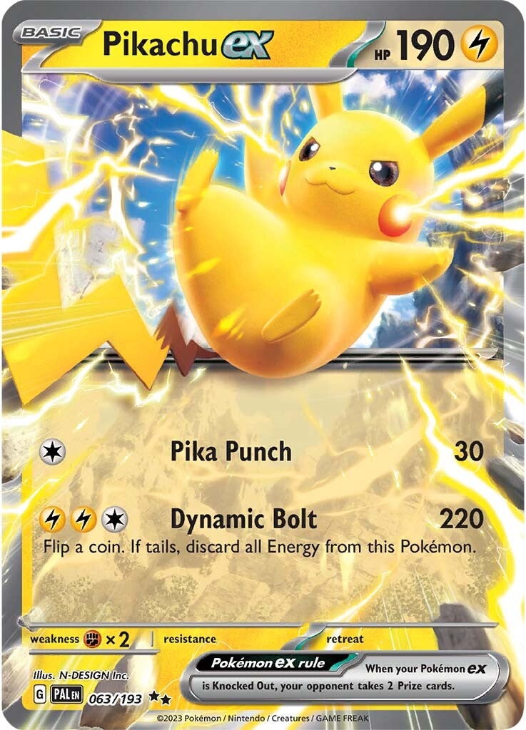 Pikachu ex (063/193) [Scarlet & Violet: Paldea Evolved] | Eastridge Sports Cards & Games