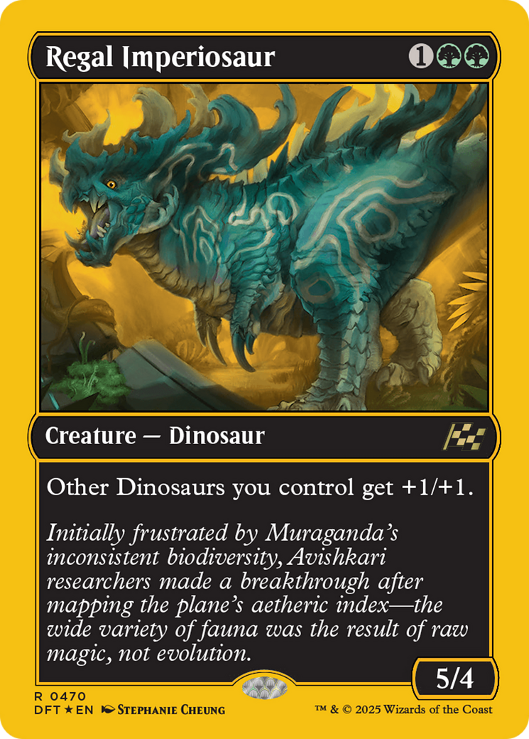 Regal Imperiosaur (First-Place Foil) [Aetherdrift] | Eastridge Sports Cards & Games