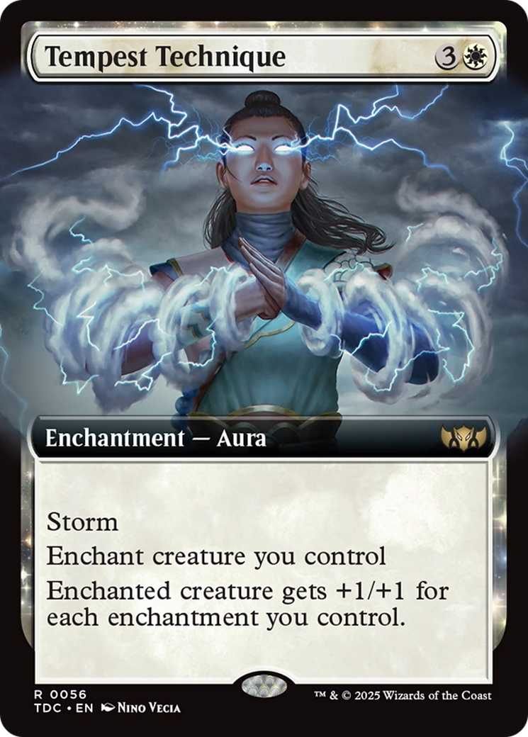Tempest Technique (Extended Art) [Tarkir: Dragonstorm Commander] | Eastridge Sports Cards & Games