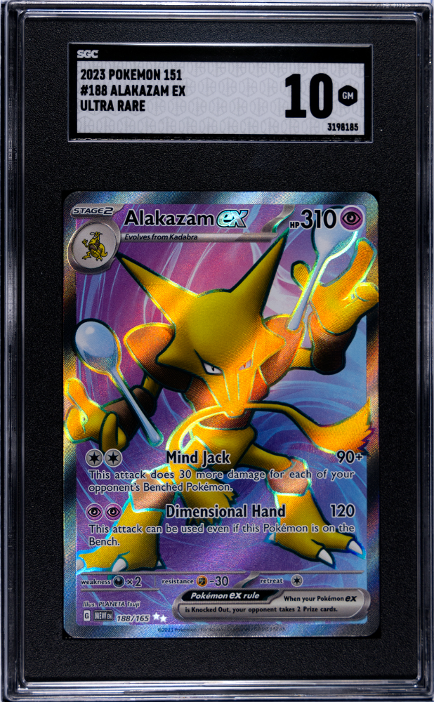 2023 Pokemon Scarlet & Violet 151 #188 Alakazam EX - Ultra Rare SGC 10 | Eastridge Sports Cards & Games
