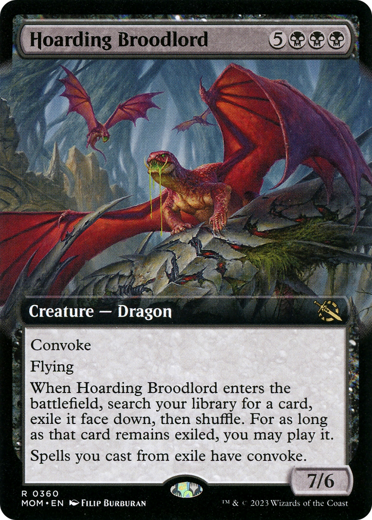 Hoarding Broodlord (Extended Art) [March of the Machine] | Eastridge Sports Cards & Games