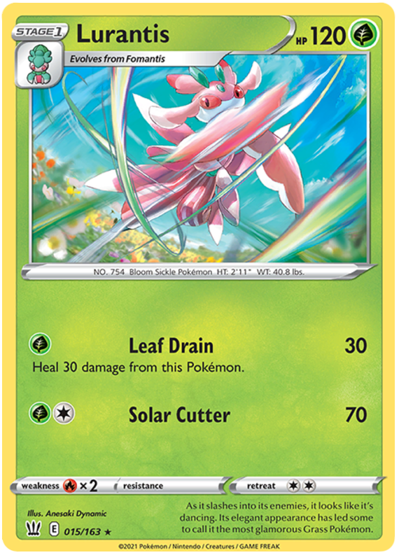 Lurantis (015/163) [Sword & Shield: Battle Styles] | Eastridge Sports Cards & Games