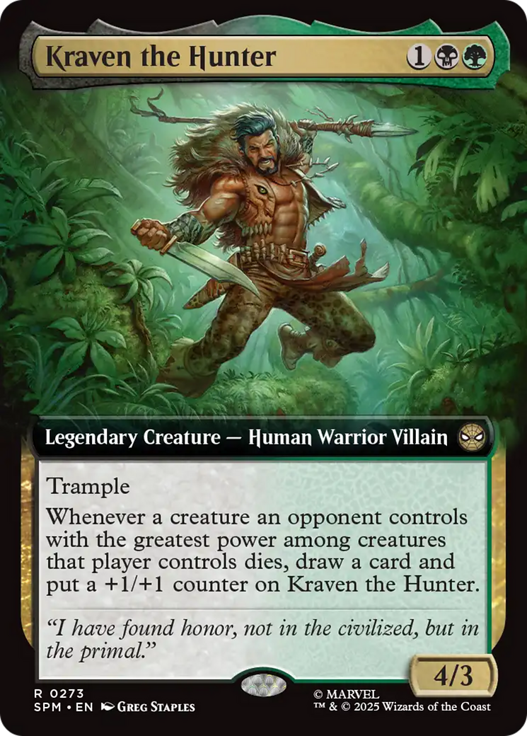 Kraven the Hunter (Extended Art) [Marvel's Spider-Man] | Eastridge Sports Cards & Games