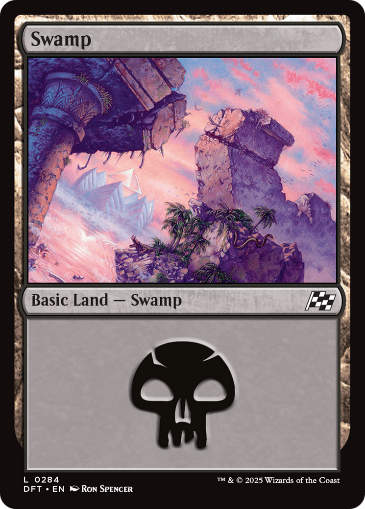 Swamp (0284) [Aetherdrift] | Eastridge Sports Cards & Games