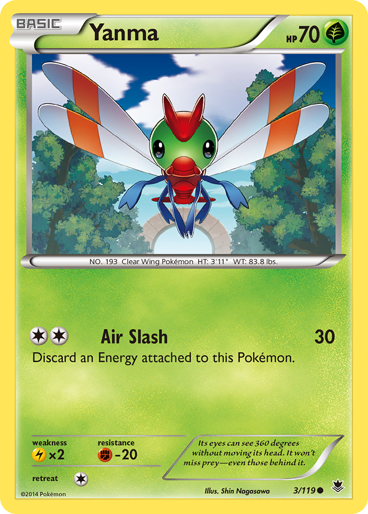 Yanma (3/119) [XY: Phantom Forces] | Eastridge Sports Cards & Games