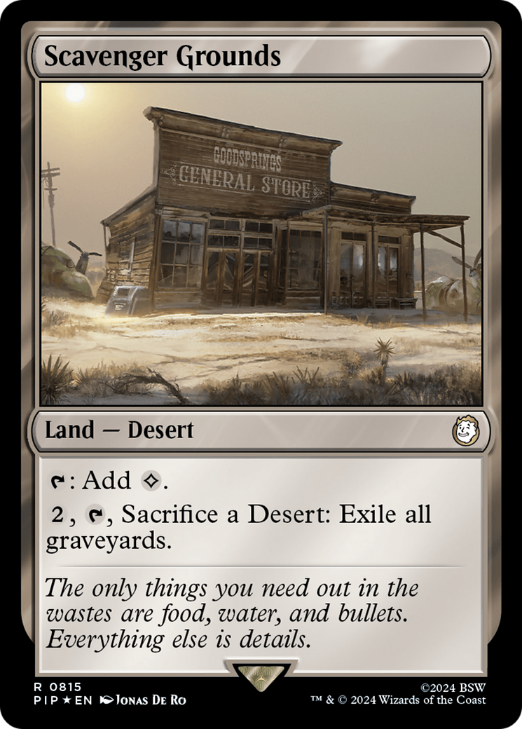 Scavenger Grounds (Surge Foil) [Fallout] | Eastridge Sports Cards & Games