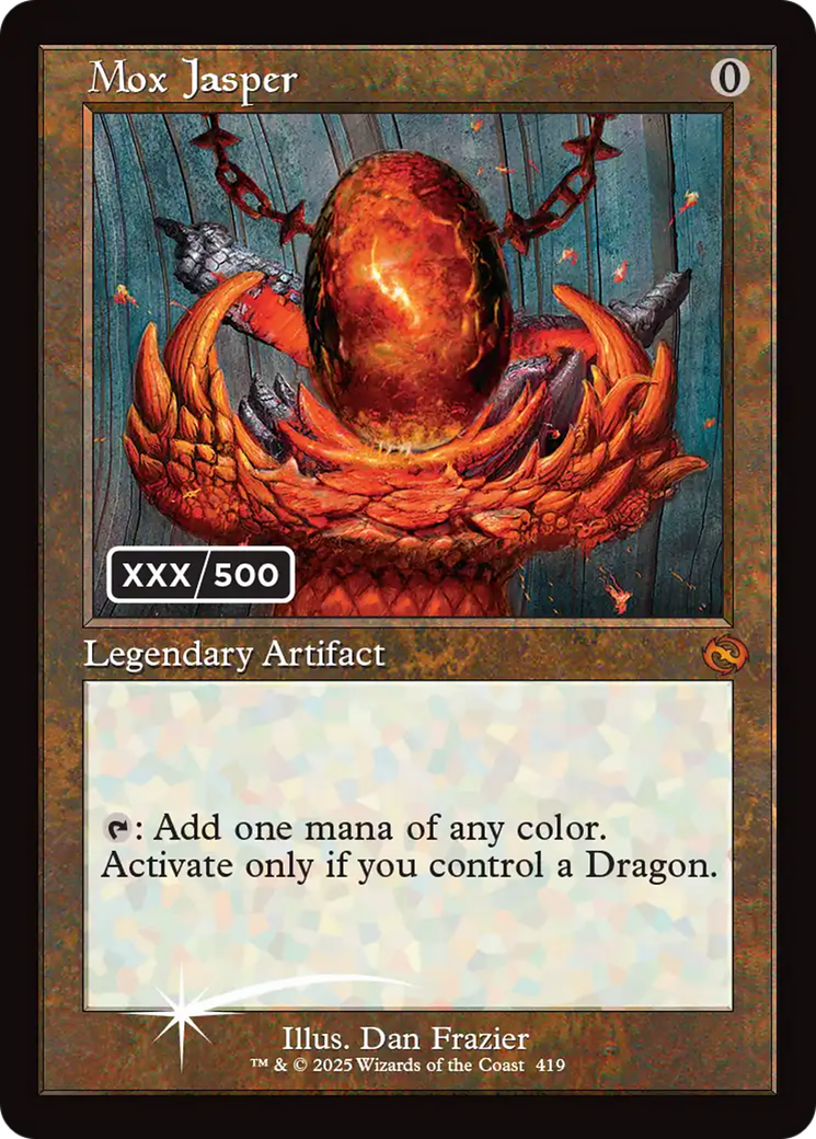 Mox Jasper (Serial Numbered) [Tarkir: Dragonstorm] | Eastridge Sports Cards & Games