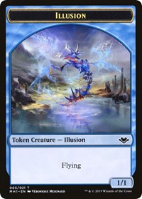 Illusion // Bear Double-Sided Token [Modern Horizons Tokens] | Eastridge Sports Cards & Games