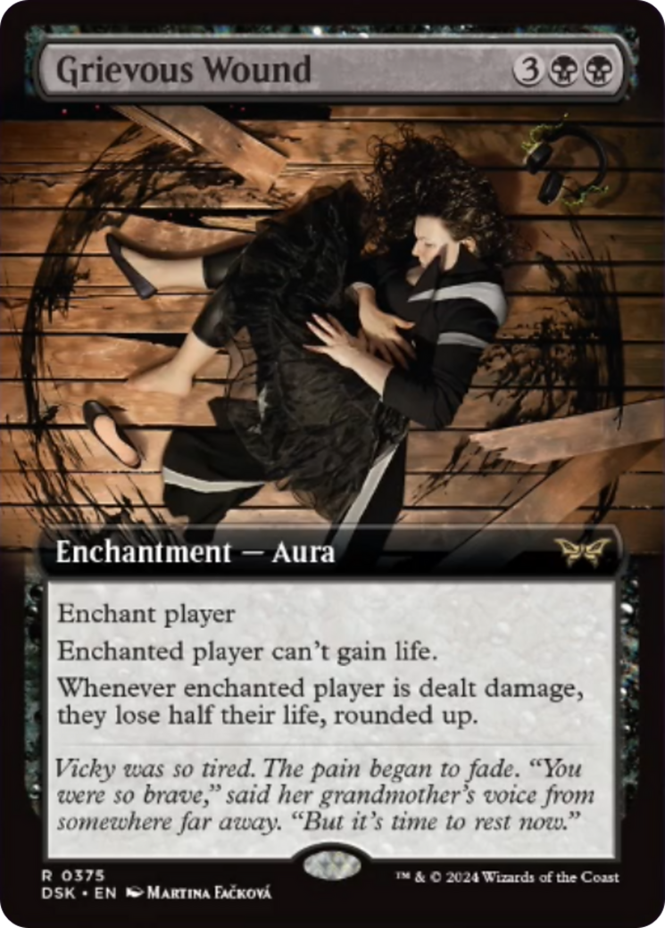 Grievous Wound (Extended Art) [Duskmourn: House of Horror] | Eastridge Sports Cards & Games