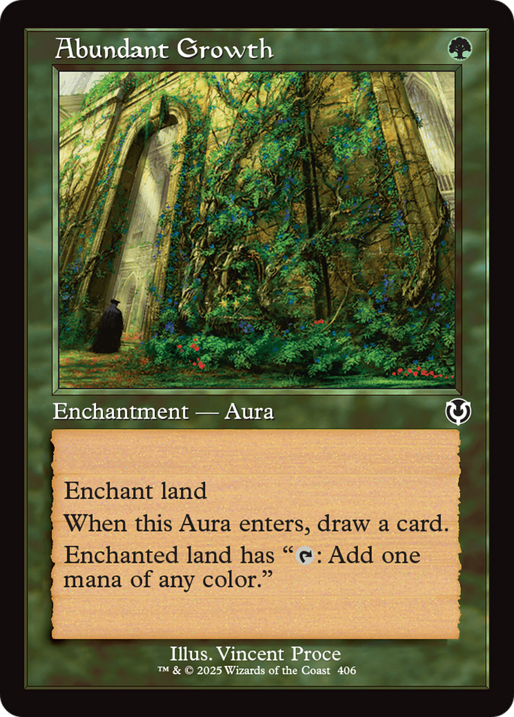 Abundant Growth (Retro Frame) [Innistrad Remastered] | Eastridge Sports Cards & Games