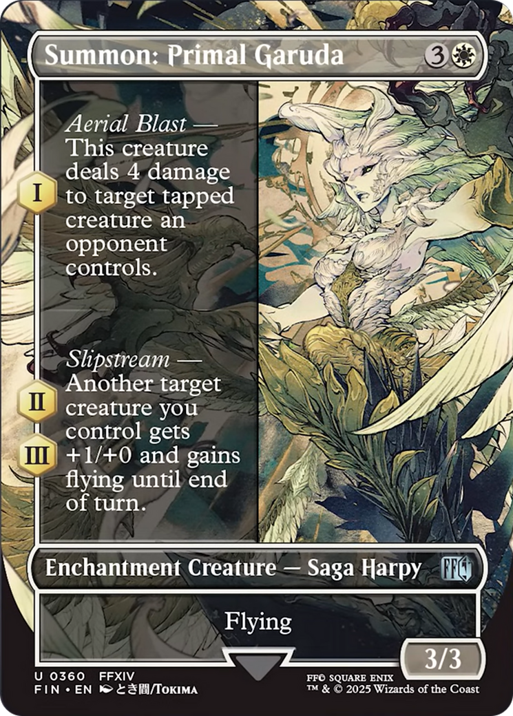 Summon: Primal Garuda (Borderless) [FINAL FANTASY] | Eastridge Sports Cards & Games