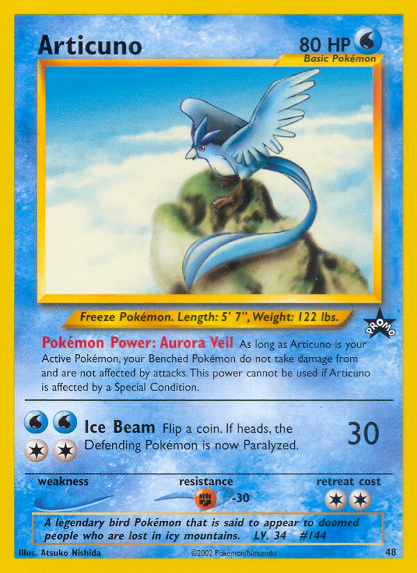 Articuno (48) [Wizards of the Coast: Black Star Promos] | Eastridge Sports Cards & Games