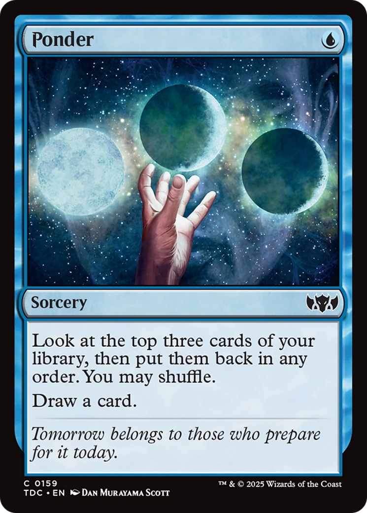 Ponder [Tarkir: Dragonstorm Commander] | Eastridge Sports Cards & Games