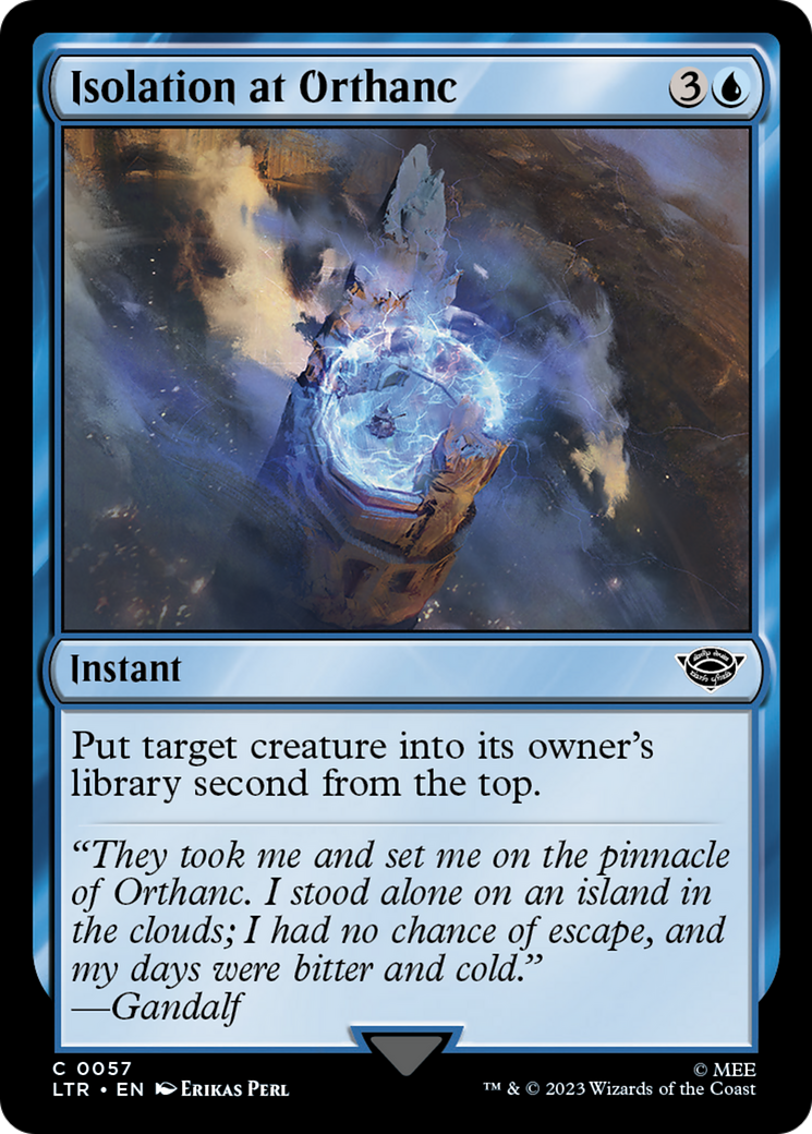 Isolation at Orthanc [The Lord of the Rings: Tales of Middle-Earth] | Eastridge Sports Cards & Games