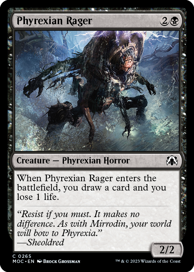 Phyrexian Rager [March of the Machine Commander] | Eastridge Sports Cards & Games