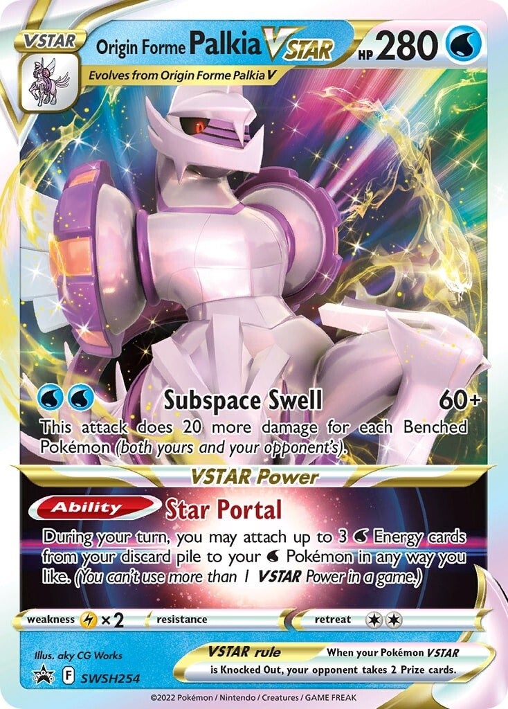 Origin Forme Palkia VSTAR (SWSH254) [Sword & Shield: Black Star Promos] | Eastridge Sports Cards & Games