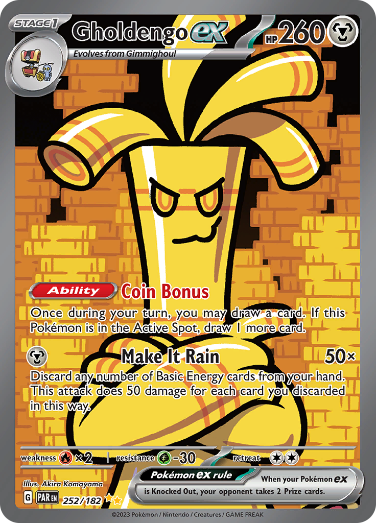 Gholdengo ex (252/182) [Scarlet & Violet: Paradox Rift] | Eastridge Sports Cards & Games