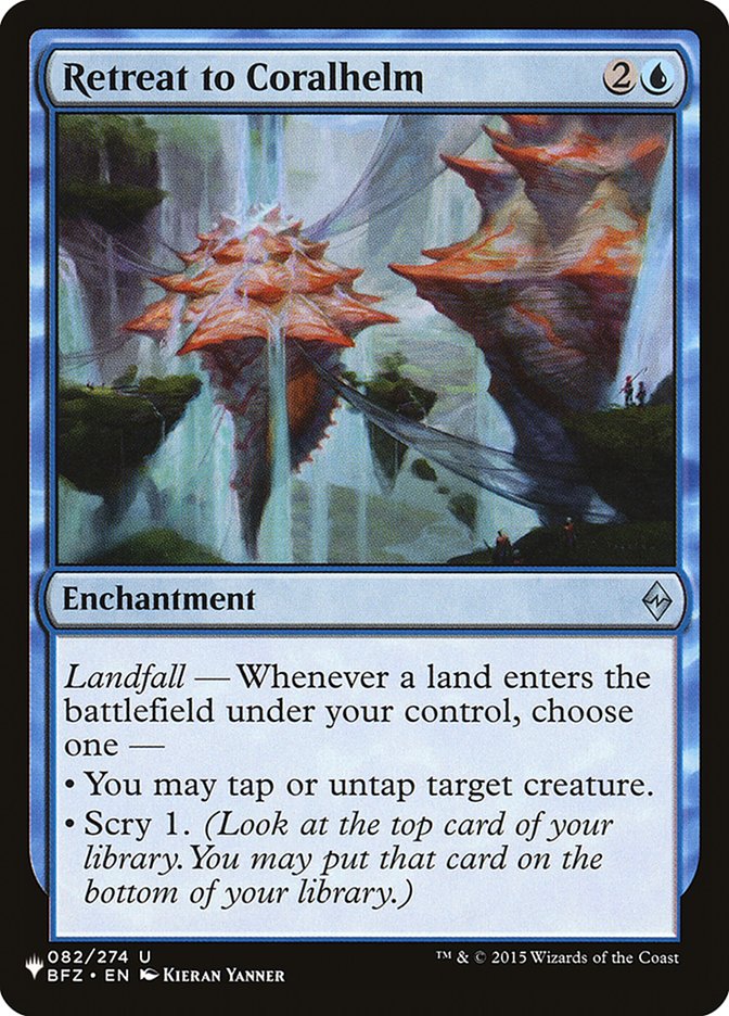 Retreat to Coralhelm [The List] | Eastridge Sports Cards & Games