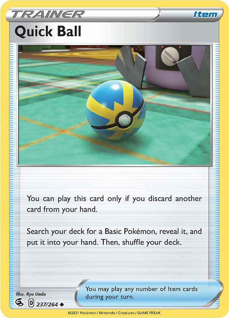 Quick Ball (237/264) [Sword & Shield: Fusion Strike] | Eastridge Sports Cards & Games