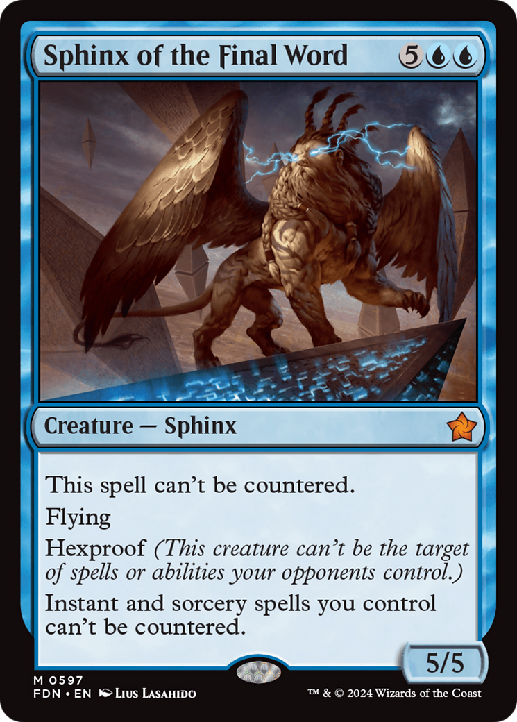 Sphinx of the Final Word [Foundations] | Eastridge Sports Cards & Games