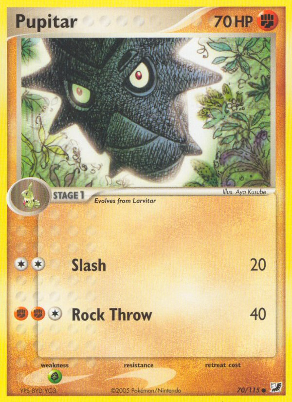 Pupitar (70/115) [EX: Unseen Forces] | Eastridge Sports Cards & Games