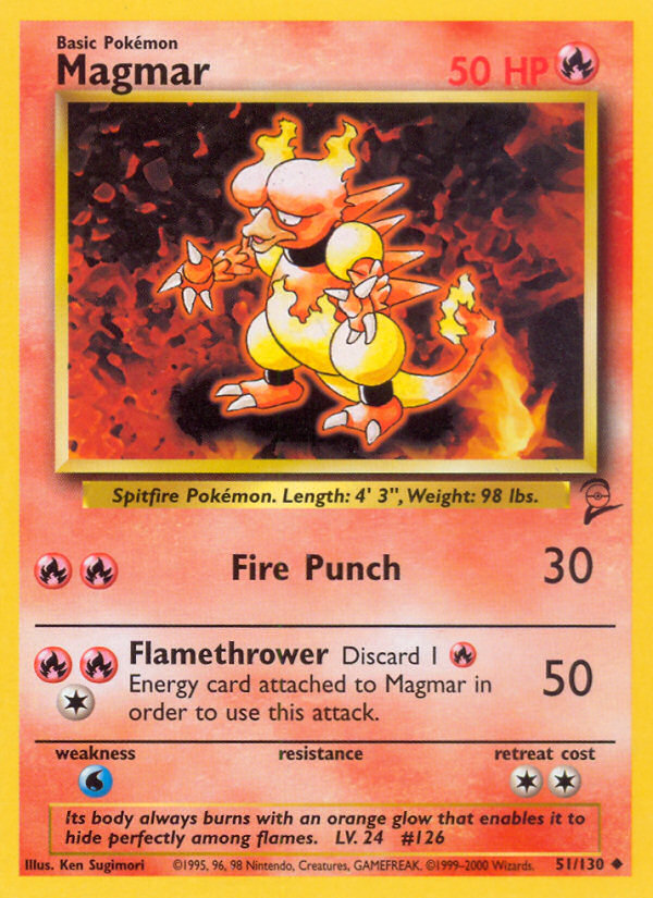 Magmar (51/130) [Base Set 2] | Eastridge Sports Cards & Games