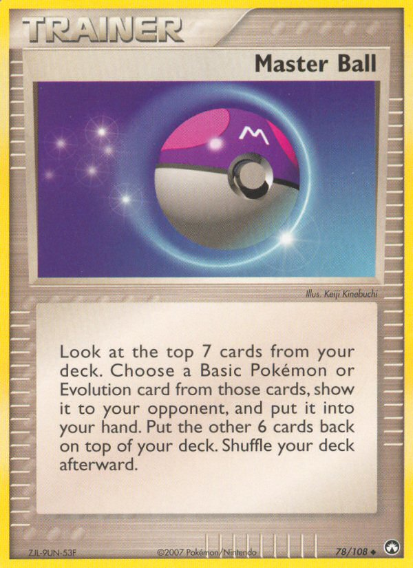 Master Ball (78/108) [EX: Power Keepers] | Eastridge Sports Cards & Games