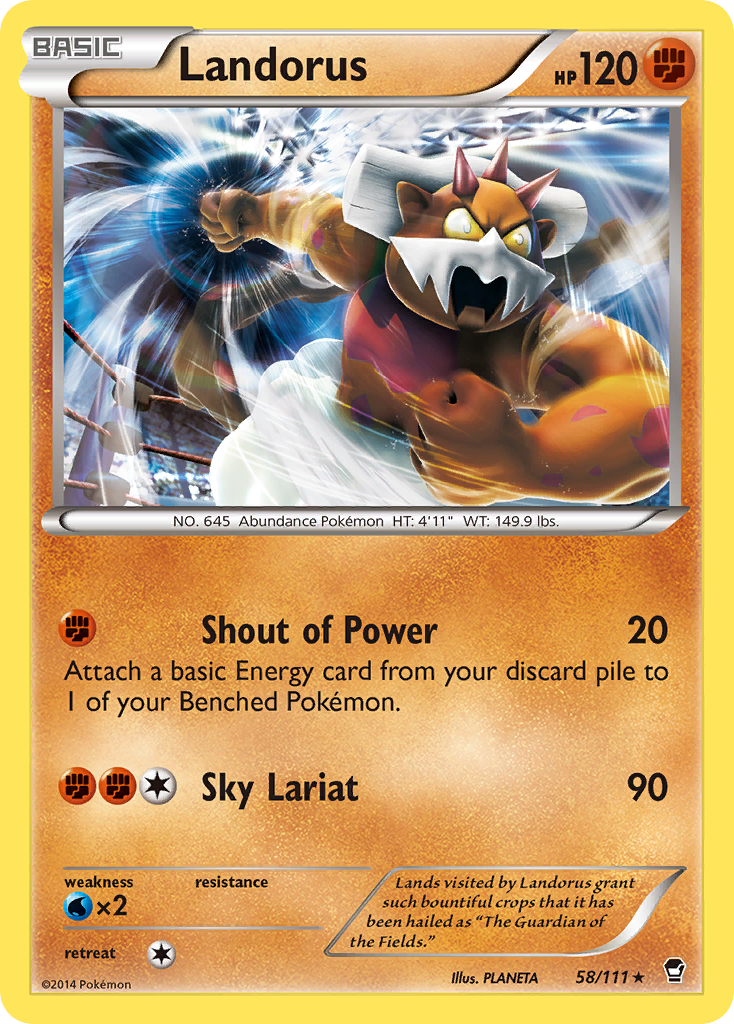Landorus (58/111) [XY: Furious Fists] | Eastridge Sports Cards & Games