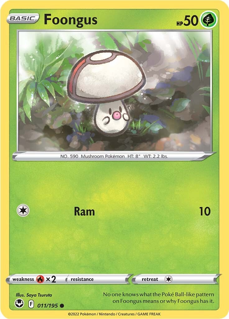 Foongus (011/195) [Sword & Shield: Silver Tempest] | Eastridge Sports Cards & Games