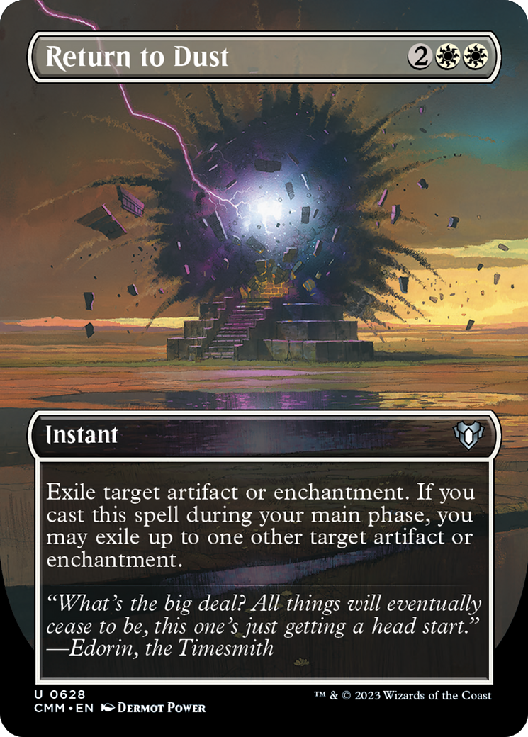Return to Dust (Borderless Alternate Art) [Commander Masters] | Eastridge Sports Cards & Games